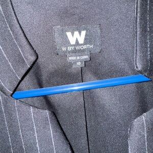 W by Worth Charcoal Pinstripe Blazer